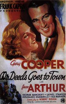 A poster from MR. DEEDS GOES TO TOWN (1936)