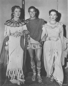 Garson with Marlon Brando and Deborah Kerr in JULIUS CAESAR