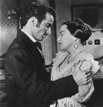 Montgomery Clift and de Havilland in THE HEIRESS