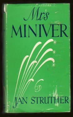 1940 "Mrs. Miniver" dust jacket
