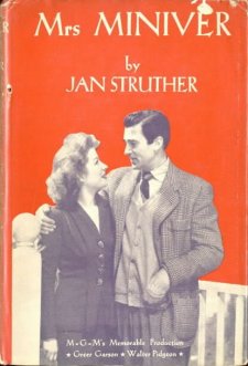 1942 "Mrs. Miniver" dust jacket